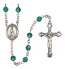 Our Lady of Fatima Sterling Silver Rosary, 6mm Austrian Crystal
