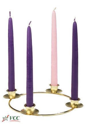 Advent Gold-Tone Candleholder