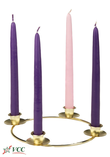 Advent Gold-Tone Candleholder