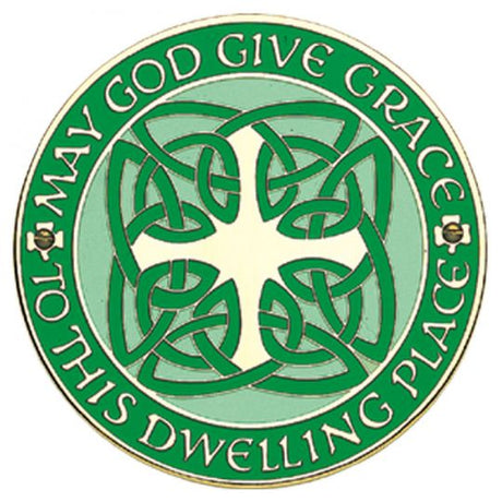 Celtic House Blessing Wall Plaque - 4.25 inches