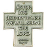 As For Me And My House Wall Cross - 3 inches