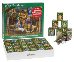 In the Manger Jigsaw Puzzle Advent Calendar