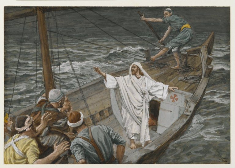 Jesus at Tiberias Sea