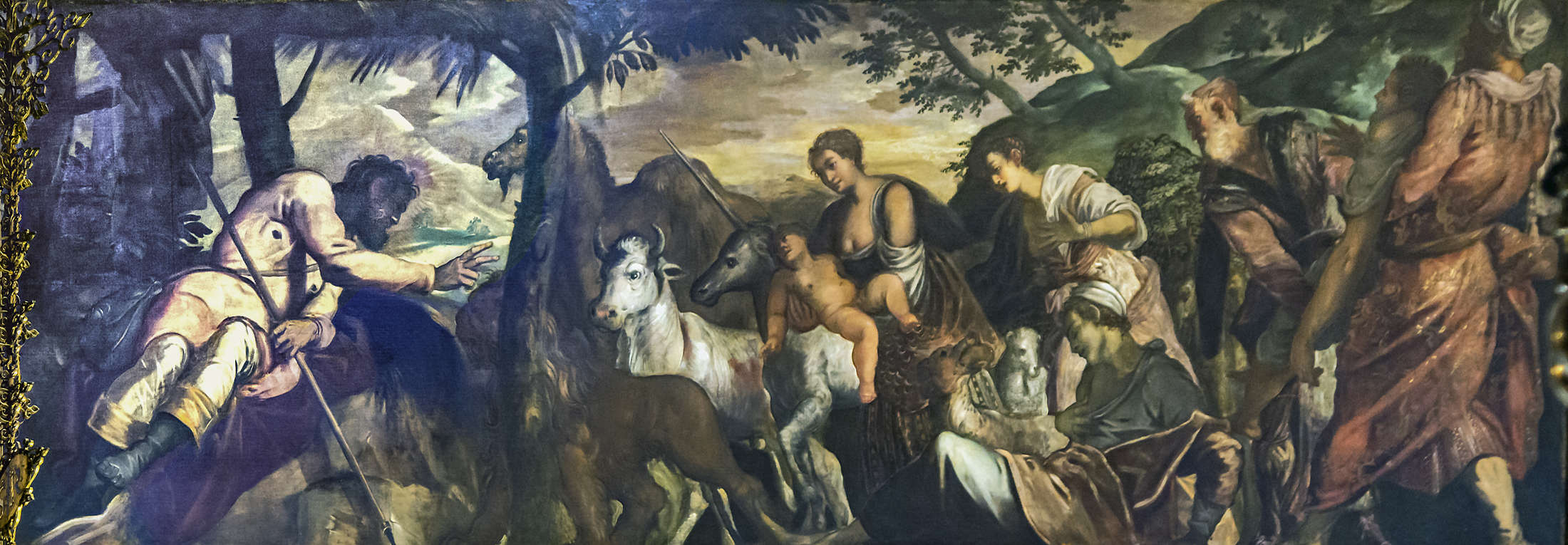 Saint Roch heals the animals - Church of San Rocco, Venice - by Il Tintoretto